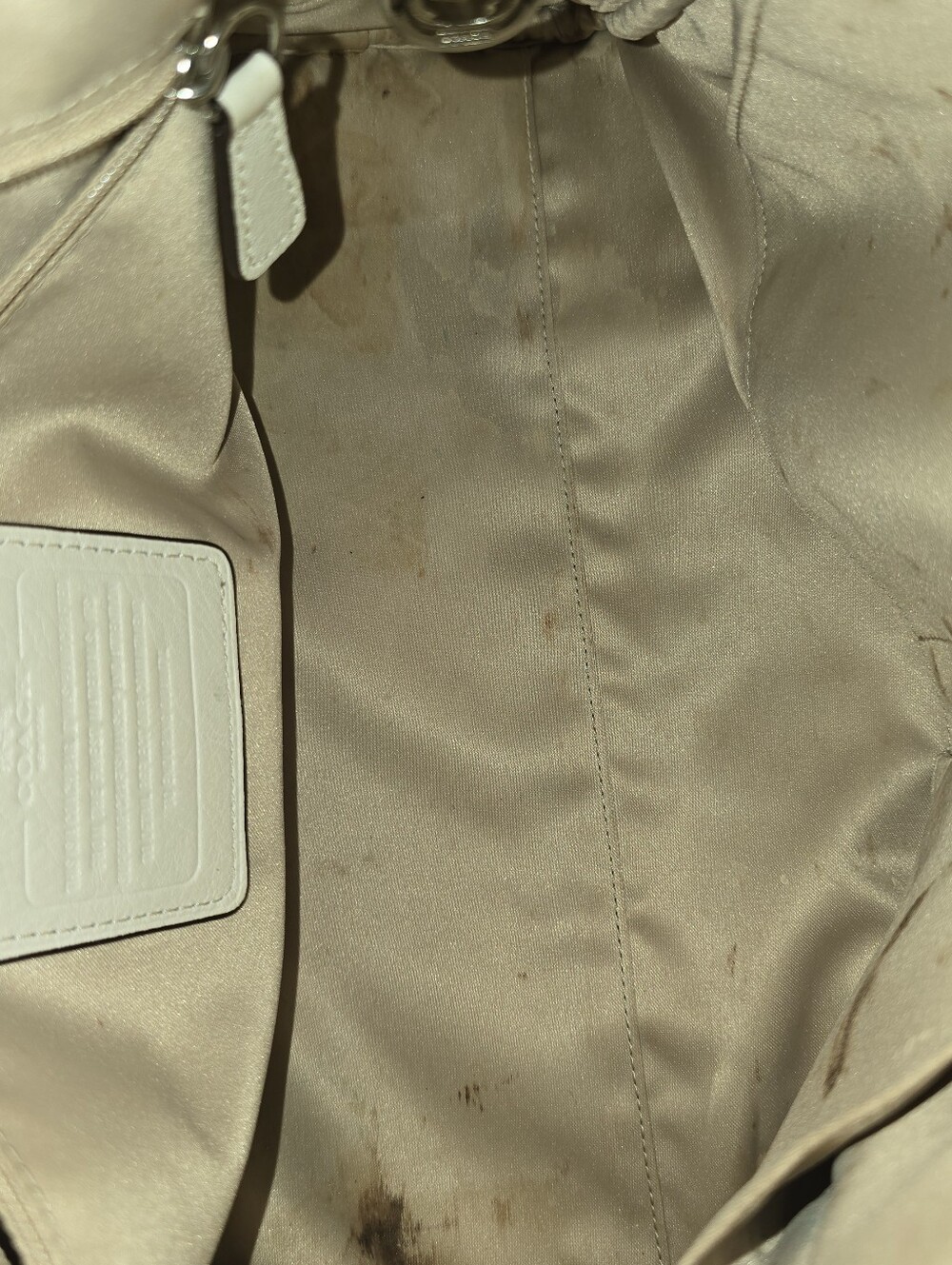 Coach Amy Leather 2-way Satchel - Picture 9 of 11